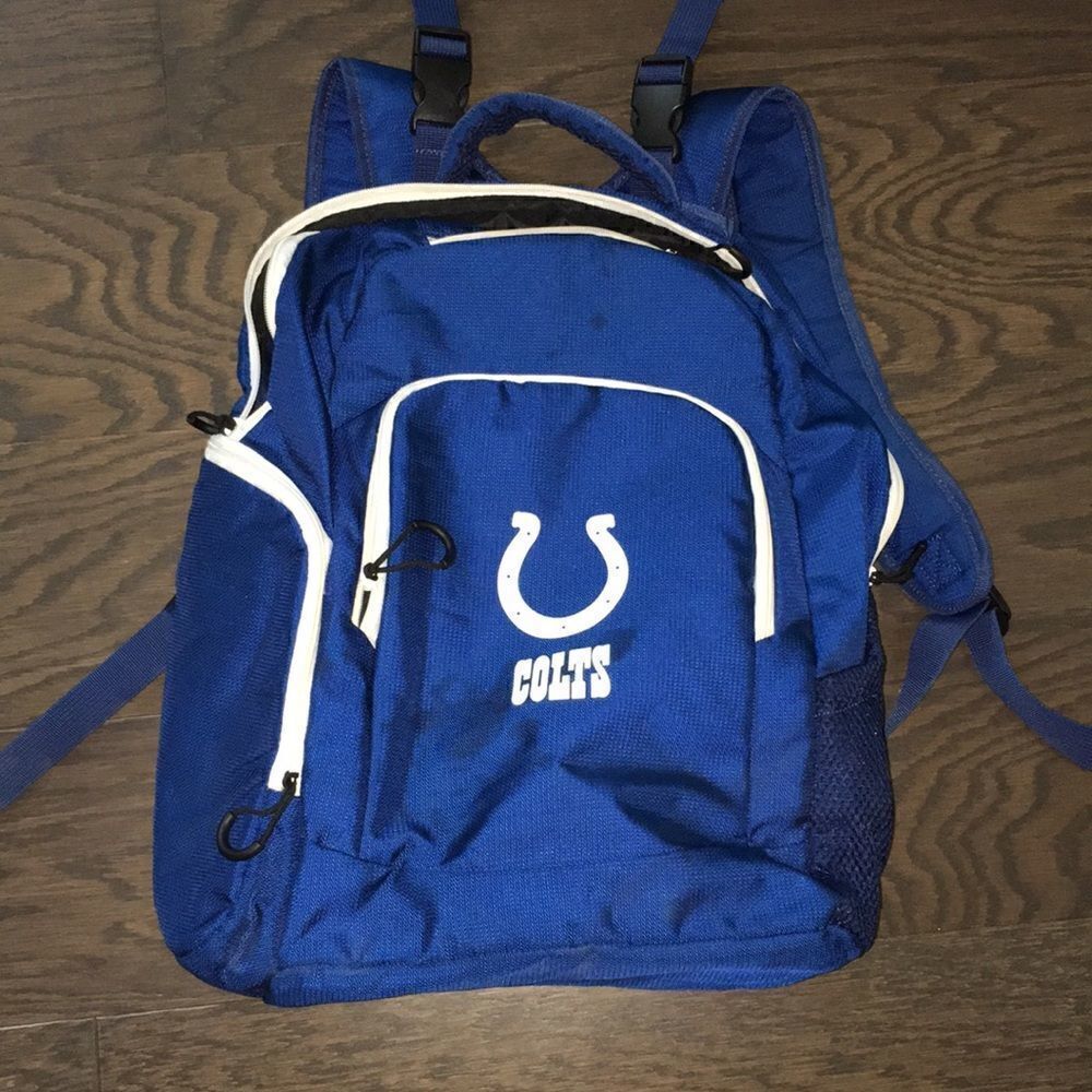 NFL Fan Indianapolis Colts Blue Lucas Field Stadium DIAPER Backpack Carry pack